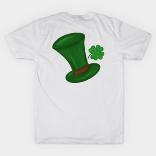 St.Patrick 's Day Print label hut T-Shirt